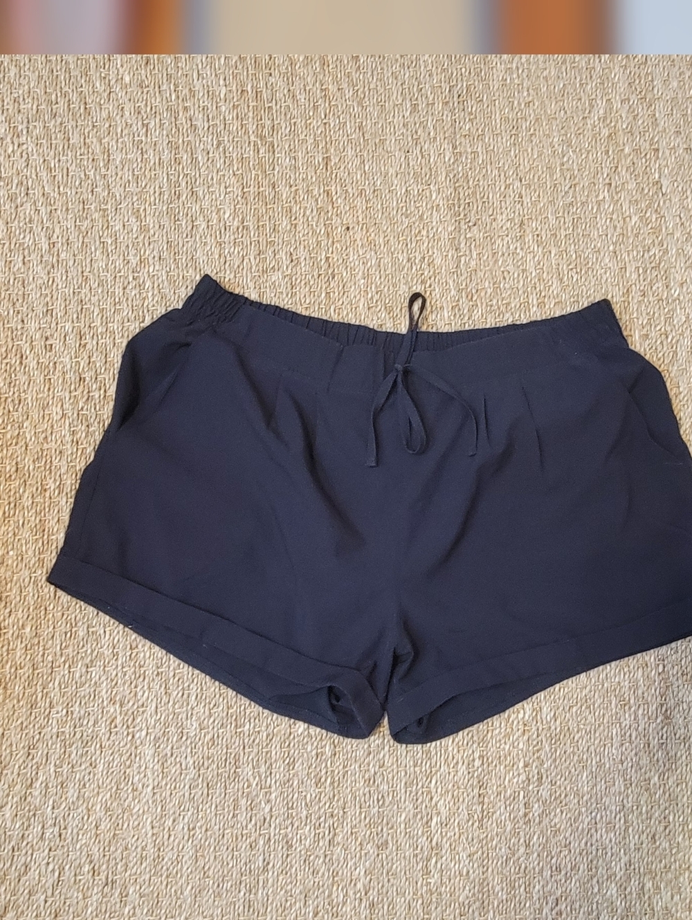 ZYIA Black Athletic Drawstring Summer Shorts